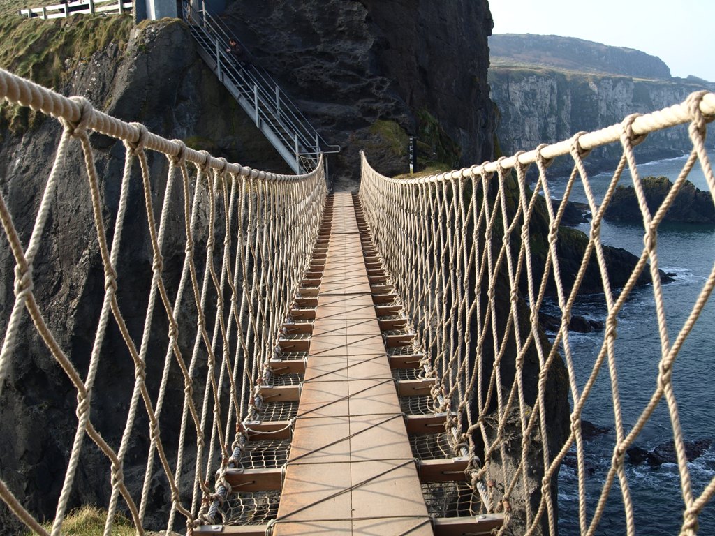 Carrick-a-Rede Rope Bridge: Thrilling and Beautiful