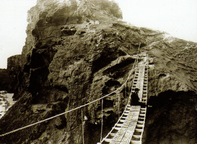 The Carrick A Rede rope bridge